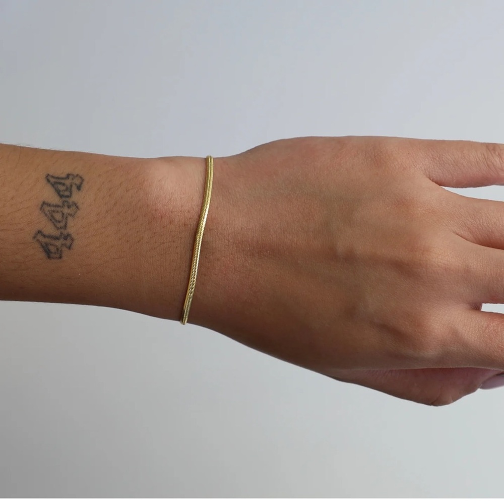 Gold Snake Bracelet